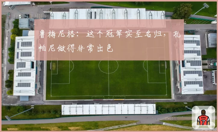 鲁梅尼格：这个冠军实至名归，孔帕尼做得非常出色